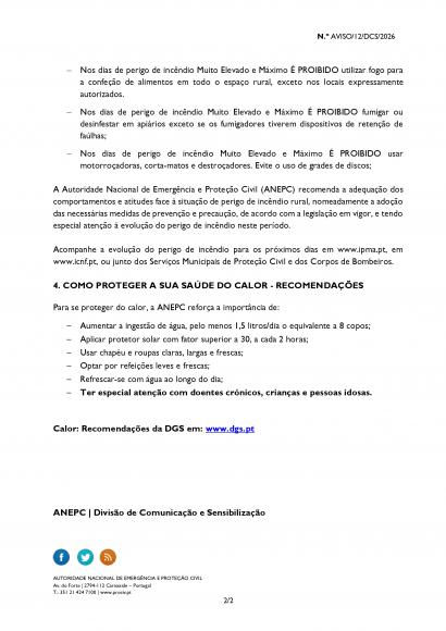 AVISO &Agrave; POPULA&Ccedil;&Atilde;O
